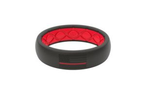 Thin Firefighter Ring Size 7