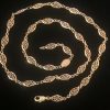 Ponralli 1952 18 AR 75018K yellow goldAbout 19.75 inches lon gChain necklace - open filigree linkWeighs 12 grams Lobster claw closure - Image 2