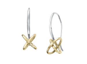 Our Signature Kiss bracelet makes it easy to express your affection. Now this straight-from-the-heart earring says it all – with style! Introduce a whimsical and fashionable element to any ensemble with these earrings, evoking the sentiments of love and fondness. This distinctive and stylish design offers a lively means to showcase your individuality and attract attention (in just the right way!).

Metal Silver and 14K Gold 
Kiss Earring

Details
Approximately 1“ long.