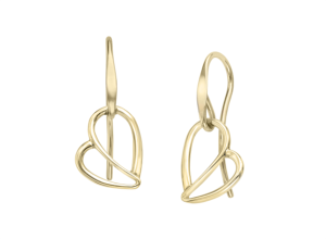 Approximately 7/8" long.

Available in: Sterling Silver, 14K Gold, or Sterling Silver & 14K Gold.

E.L. Designs uses sterling silver and 14k gold for a lifetime of wear.

All E.L. Designs Jewelry have our quality insignia hallmark.