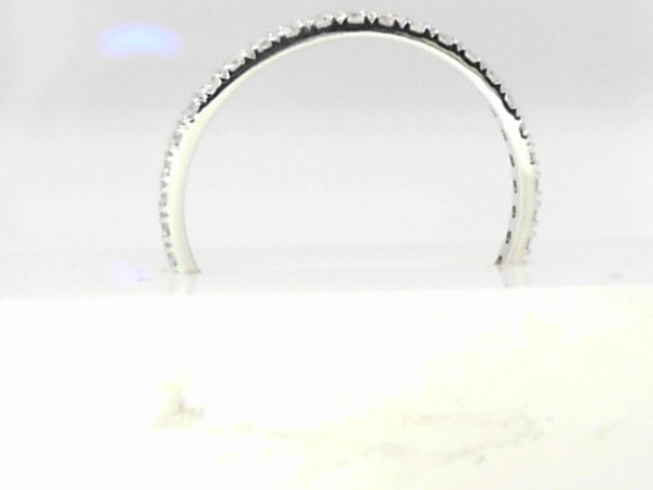 KIMBERLY COLLINS Lady's White 14 Karat Eternity Band Fashion Ring Size 9 0.37tw Round G SI2 Diamonds - Image 2