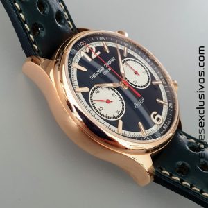 FREDERIQUE CONSTANTVintage Rally Healey Chronograph Automatic Navy Dial Men's Watch FC-397HN5B4
Description
Rose gold PVD stainless steel case with a navy racing leather strap. Fixed rose gold PVD bezel. Navy dial with luminous rose gold PVD alpha-stylehands and index hour markers. Arabic numerals appear at the 6 and 12 o'clock positions. Arabic numeral minute markers (at 5 minute intervals). Minute markers around the outer rim. Dial Type: Analog. Luminescent hands and markers. Chronograph - two silver sub-dials displaying: 60 second and 30 minute. Frederique Constant calibre FC-397 automatic movement, containing 27 Jewels, bitting at 28800 vph, and has a power reserve of approximately 46 hours. Scratch resistant sapphire crystal. Pull / push crown. Transparent case back. Round case shape. Case size: 42 mm. Case thickness: 15 mm. Band width: 21 mm. Tang clasp. Water resistant at 50 meters / 165 feet. Functions: chronograph, hour, minute, second. Additional Info: limited-edition piece of 2,888. Vintage Rally Healey Series. Casual watch style. Watch label: Swiss Made. Frederique Constant Vintage Rally Healey Chronograph Automatic Navy Dial Men's Watch FC-397HN5B4.
More Details
INFORMATION
BRANDFrederique Constant
SERIESVintage Rally Healey
GENDERMen's
MODELFC-397HN5B4
WATCH LABELSwiss Made
MOVEMENTAutomatic
ENGINEFrederique Constant Calibre FC-397
POWER RESERVE46 hours
CASE
CASE SIZE42 mm
CASE THICKNESS15 mm
CASE MATERIALStainless Steel
CASE COLORRose Gold PVD
CASE SHAPERound
CASE BACKTransparent
BAND
BAND MATERIALLeather
BAND TYPEStrap
BAND COLORNavy Racing
BAND WIDTH21 mm
CLASPTang
DIAL
DIAL COLORNavy
TYPEAnalog
CRYSTALScratch Resistant Sapphire
HANDSLuminous Rose Gold PVD Alpha-style
DIAL MARKERSIndex
SECOND MARKERSArabic Numerals appear at the 6 and 12 o'clock positions. Arabic Numeral Minute Markers (at 5 minute intervals). Minute Markers around the outer rim
SUB DIALSTwo - 60 Second and 30 Minute
LUMINISCENCEHands and Markers
BEZELFixed
BEZEL COLORRose Gold PVD
BEZEL MATERIALStainless Steel
CROWNPull / Push
FEATURES
WATER RESISTANCE50 meters / 165 feet
FUNCTIONSChronograph, Hour, Minute, Second
WATCH FEATURESChronograph, Stainless Steel, Leather, Gold, Analog
ADDITIONAL INFO
WATCH STYLECasual
WARRANTY2 Year Jomashop Warranty
UPC CODE7688200300460
ADDITIONAL INFOLimited-edition piece of 2,888
INTERNAL IDFC-397HN5B4
DEPARTMENTWatches
CATEGORYWatches