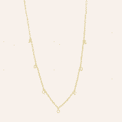 Yellow 18 Karat Necklace Length 17 With 7=0.06Tw Round Natural Diamonds Si1 Diamonds
Forged Necklace
15- 17 inch necklace