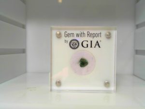 Gent's Loose Stone With One 1.42Ct Trillian Green Tourmaline