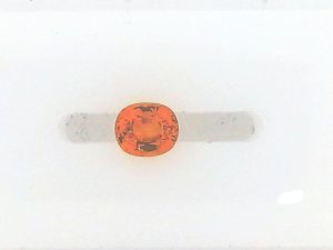 1.40ct Natural (Heat treated) Oval Fancy Intense Yellowish-Orange Sapphire
6.58mm x 5.57mm x 3.97mm