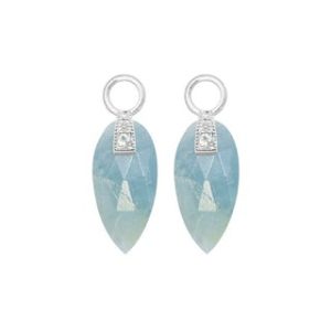 Nina Wynn Angel Wings Aquamarine Earring Charms: SS
Stones: Aquamarine
Earrings Information

Metal: Sterling Silver
Metal Weight (g): 1-1.2
Gemstone Information
Stone Size: 15x7mm & 1.5mm
Total Carat Weight: 6