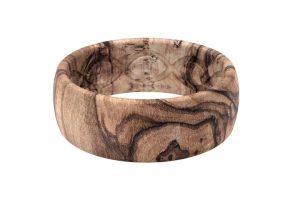 Burled Walnut Nomad Ring Size 13