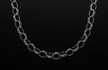 This necklace is our take on a staple pattern in the world of fine chains, the rolo. We took the predictable rolo chain, broke it apart, re-imagined each link as a piece of sculpture, and rebuilt this exceptional design. Soft oxidized, hand polished, finished with our custom sterling silver lobster clasp, bold enough to command center stage but demure enough to share the spotlight – a piece that will become a quick favorite.