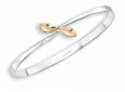 The emerging leaf is a harbinger of early spring and good things to come. Our beautiful leaf sprouts from this bracelet and companion earrings in sterling silver or gold.
Size Medium/large