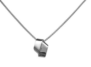 Lady's White Sterling Silver Love Knot Charm Length 18 Style: Wheat
Metal: Sterling Silver
Color: White
Finish: Polished