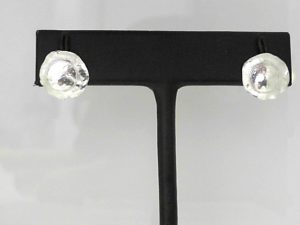 White Sterling Silver Small Unframed Stud Earrings 
Embrace your inner power with Gold and Smoke's  accessories, designed to amplify your style and individuality.
Cast with precision from the mold of a flattened bullett.