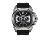 Colibri Stealth 3 Eye Chronograph Watch, Black/Chrome