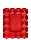 Colibri Quasar Ashtray, Red