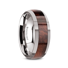 Alternative Metals
METAL TYPE: Tungsten Carbide
WOOD/INLAY: Redwood
WIDTH: 8mm
PROFILE: Domed
FINISH: Polished
SIZE: 10