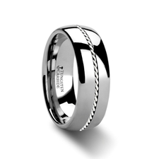 Alternative Metals
BALDWYN
METAL TYPE: Tungsten Carbide
WOOD/INLAY: palladium
WIDTH: 6MM
PROFILE: Domed
FINISH: Polished
SIZE: 10