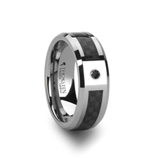 Alternative Metals
BENTLEY
METAL TYPE: Tungsten Carbide
WOOD/INLAY: Carbon Fiber
WIDTH: 8mm
PROFILE: Flat Beveled
FINISH: Polished
SIZE: 10.5