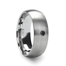Alternative Metals
METAL TYPE: Tungsten Carbide
WOOD/INLAY: Black Diamond
WIDTH: 8MM
PROFILE: Domed
FINISH: Satin
SIZE: 9.5
PERSEID