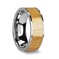 Alternative Metals
OLIVASTER
METAL TYPE: Tungsten Carbide
WOOD/INLAY: Olive Wood
WIDTH: 8MM
PROFILE: Flat
FINISH: Polished
SIZE: 10