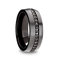 Alternative Metals Size 10 WOOD/INLAY: Black Sapphire
PROFILE: Domed
PILOT BLACK TUNGSTEN