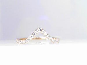 Lady's Yellow 14 Karat Half Anniversary Wedding Band Size 7 With 25=0.25Tw Round G Si1 Diamonds