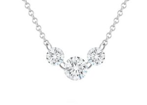 Lady's Yellow 18 Karat Diamond Cut 3 Stone Diamond Necklace 
3 = 0.28tw Round G SI1 Diamonds Style: Cable Link
Metal: 18 Karat
Color: Yellow
Finish: Polished
Length: 18
Clasp: Adjustable Lobster