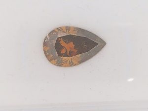 Loose Stones With One 10.41Ct Pear I1 Cognac Diamond