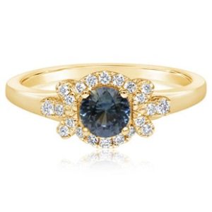 Lady's Yellow 14 Karat Contemporary Fashion Ring Size 6.5 With One 0.59Ct Round Sapphire And 0.16Tw Round G/H Si1 Diamonds

Main Image
Images show jewelry design, but may not represent actual gemstone or metal type.
Jewelry designs copyrighted by IOGC.
14K Yellow Gold Montana Sapphire/Diamond Ring