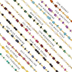 NINA WYNN  Yellow 14 Karat Ethereal Gemstone Bracelet Multi Color Tourmaline