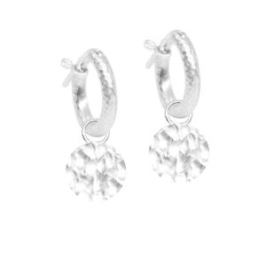 16Mm Oxydized Silver Small Hoop Earrings (photo does not show oxydized)