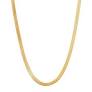Yellow 14 Karat Herringbone Chain Length 16 inches