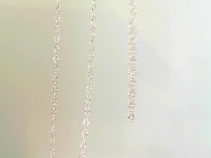 Sterling Silver Cable Link Bracelet Length 24