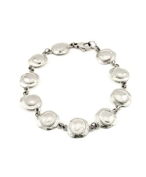 GOLD and SMOKE STERLING SILVER BULLET LINK ETERNITY BRACELET
Made in Colorado!

Introducing our solid sterling silver link eternity bracelet, a timeless and versatile piece that transcends gender. Crafted with attention to detail, this bracelet is a perfect gift for both women and men. Its classic design makes it a must-have addition to any jewelry collection, exuding elegance, and style.