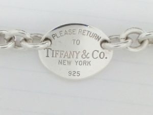 White .925 Please Return To Tiffany Bracelet Length 7.5
