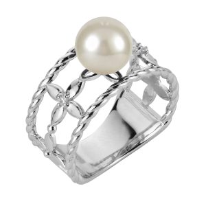 Sterling Silver Freshwater Pearl Ring