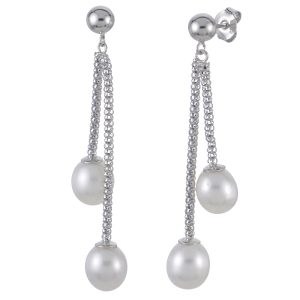 Sterling Silver Freshwater Pearl Earring