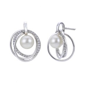 Sterling Silver Freshwater Pearl Earring
