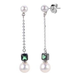 Sterling Silver Freshwater Pearl Earring