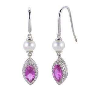 Sterling Silver Freshwater Pearl Earring