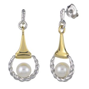 Sterling Silver Freshwater Pearl Earring