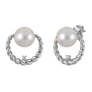 Sterling Silver Freshwater Pearl Earring