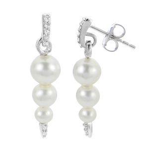 Sterling Silver Freshwater Pearl Earring