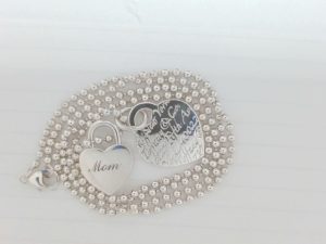 White .925 Mom Heatt Silver Necklace Chain: Bead
Metal: .925
Color: White
Length: 24