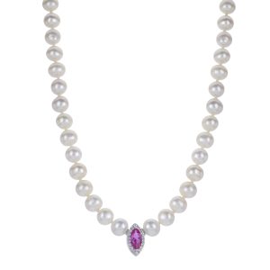 Sterling Silver Freshwater Pearl Necklace