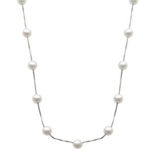 Sterling Silver Freshwater Pearl Necklace