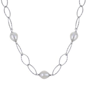 Sterling Silver Freshwater Pearl Necklace