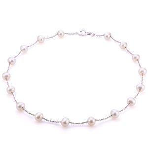 Sterling Silver Freshwater Pearl Necklace