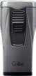 Colibri Monaco Triple-Flame Lighter, Metallic Charcoal