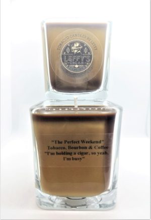 The Perfect Weekend Tobacco, Bourbon & Coffee "I'm holding a cigar, so yeah, I'm busy" 7 oz Whiskey Tumbler
Hand Poured in Colorado. Infused Organic Soy Candle.
