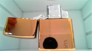 High Polish Rose Gold Zippo Dual Torch Lighter Cigar Accessories