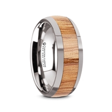 Alternative Metals
METAL TYPE: Tungsten Carbide
WOOD/INLAY: Red Oak
WIDTH: 8mm
PROFILE: Domed
FINISH: Polished
SIZE: 9